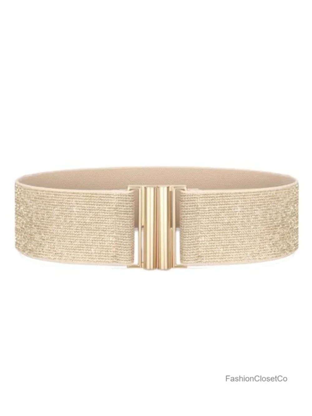 Womens Wide Elastic Waist Cinch Belt Vintage Trimmer Belt for Dresses